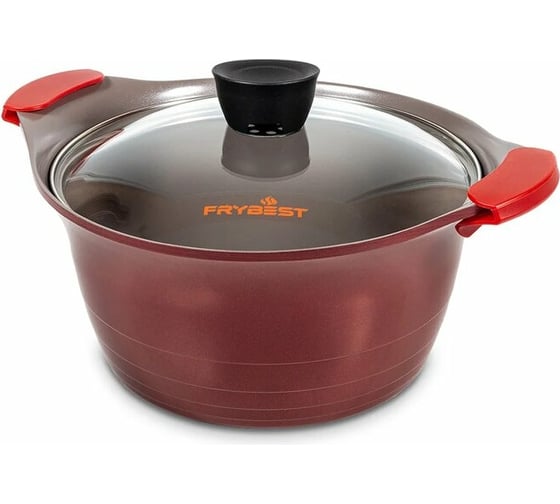 Кастрюля Frybest 24 см Burgundy-C24IK