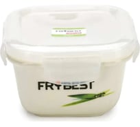 Квадратный контейнер Frybest фарфор, 300 мл, 13.7x12.7x6.6 см BF-030