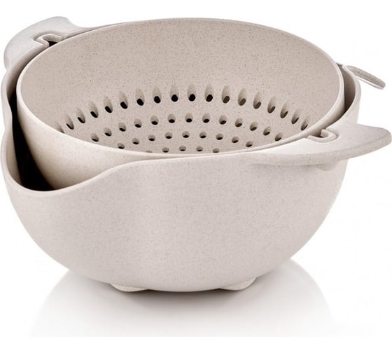 Дуршлаг со сливной миской Walmer Eco Drain 25 см, на шарнирах W32202511