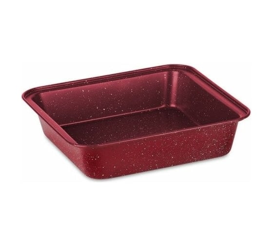Квадратный противень Moulinvilla Raspberry с антипригарным покрытием 23x22x5 см RBWP-024
