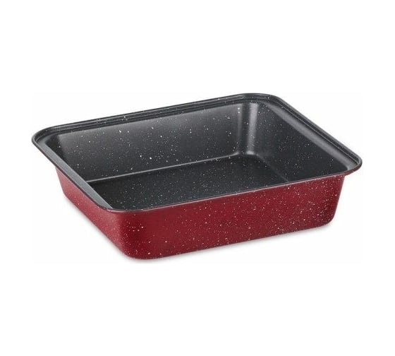 Квадратный противень Moulinvilla Raspberry с антипригарным покрытием 23x22x5 см RBWP-024