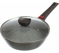 Глубокая сковорода с крышкой Moulinvilla Chef 26 см, индукция CH-26-DI