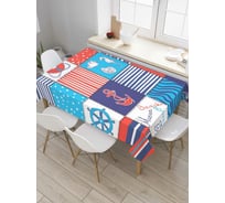 Прямоугольная скатерть JoyArty Морская энергия из сатена tc_7227_120x145