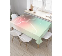 Прямоугольная скатерть JoyArty Дождевая погода из сатена tc_19772_120x145