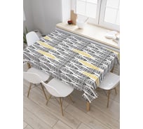 Прямоугольная скатерть JoyArty Редкие перья из сатена tc_20225_120x145