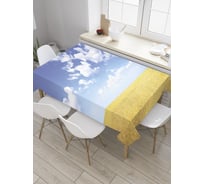 Прямоугольная скатерть JoyArty Злаковое поле из сатена tc_34762_120x145