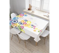 Прямоугольная скатерть JoyArty Полет пузырей из сатена tc_21765_120x145