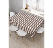 Прямоугольная скатерть JoyArty Квадратные линии из сатена tc_29593_120x145