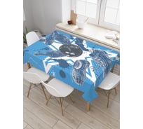 Прямоугольная скатерть JoyArty Звездное попадание из сатена tc_38129_120x145