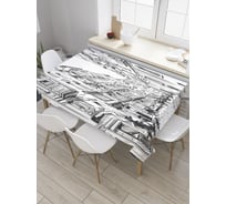 Прямоугольная скатерть JoyArty Графические улицы из сатена tc_28338_120x145