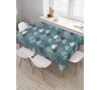 Прямоугольная скатерть JoyArty Дождливый сезон из сатена tc_19779_120x145