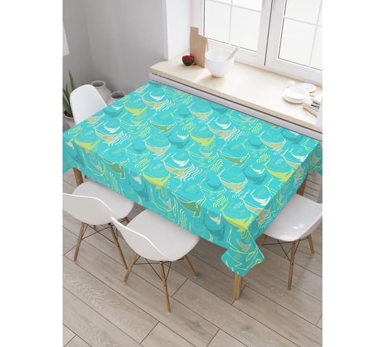 Прямоугольная скатерть JoyArty Корабельные цвета из сатена tc_20173_120x145 1