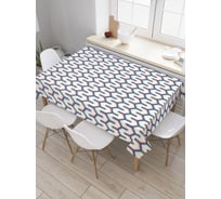 Прямоугольная скатерть JoyArty Геометрия зигзага из сатена tc_31693_120x145