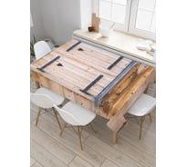 Прямоугольная скатерть JoyArty Закрытое окно из сатена tc_20176_120x145