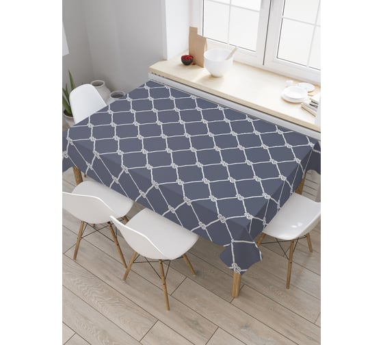 Прямоугольная скатерть JoyArty Деревенский забор из сатена tc_23153_120x145 1