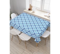 Прямоугольная скатерть JoyArty Классика ромба в ромбе из сатена tc_29239_120x145