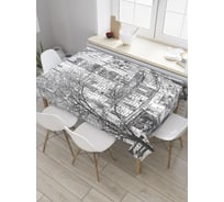 Прямоугольная скатерть JoyArty Городская улица из сатена tc_27952_120x145