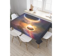 Прямоугольная скатерть JoyArty Солнечное затмение из сатена tc_19716_120x145