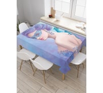 Прямоугольная скатерть JoyArty Девушка-загадка из сатена tc_30071_120x145