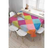 Прямоугольная скатерть JoyArty Канатоходка из сатена tc_32185_120x145