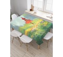 Прямоугольная скатерть JoyArty Дворец боли из сатена tc_23026_120x145