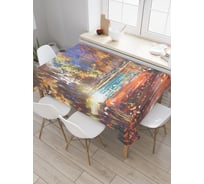 Прямоугольная скатерть JoyArty Потеря рассудка из сатена tc_23033_120x145