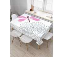 Прямоугольная скатерть JoyArty Зигзаговые крылья из сатена tc_5363_120x145