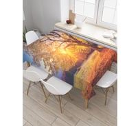 Прямоугольная скатерть JoyArty Дерево в солнечных лучах из сатена tc_19681_120x145