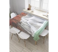 Прямоугольная скатерть JoyArty Примечательный водопад из сатена tc_8252_120x145