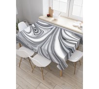 Прямоугольная скатерть JoyArty Иллюзионный рисунок из сатена tc_19437_120x145