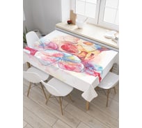 Прямоугольная скатерть JoyArty Птичья смерть из сатена tc_19908_120x145