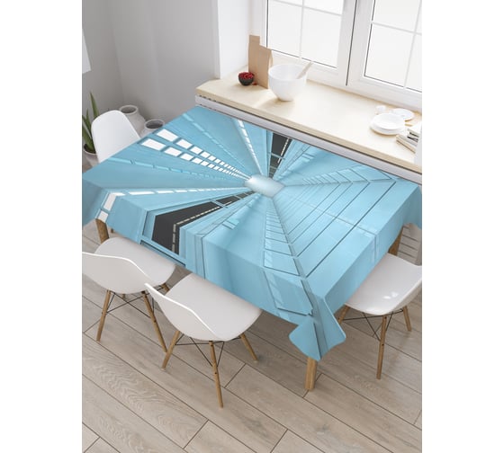 Прямоугольная скатерть JoyArty Длинный тоннель из сатена tc_21670_120x145 1