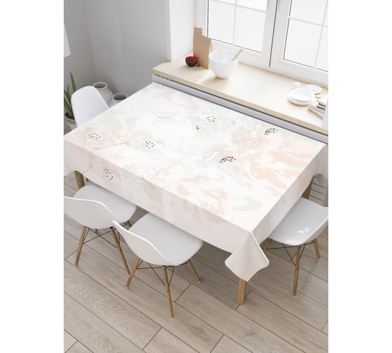 Прямоугольная скатерть JoyArty Картина приключений из сатена tc_30977_120x145 1