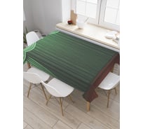 Прямоугольная скатерть JoyArty Зеленый занавес из сатена tc_30054_120x145