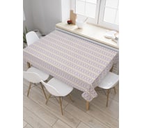 Прямоугольная скатерть JoyArty Волнистое сочетание из сатена tc_28242_120x145