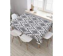 Прямоугольная скатерть JoyArty Комбинированный орнамент из сатена tc_33088_120x145