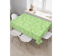 Прямоугольная скатерть JoyArty Сочный лайм из сатена tc_29061_120x145