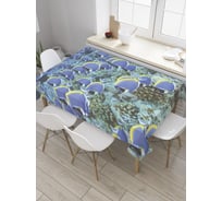 Прямоугольная скатерть JoyArty Рыбная экзотика из сатена tc_9225_120x145