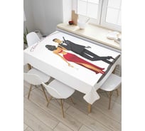 Прямоугольная скатерть JoyArty Мой любимый шпион из сатена tc_274354_120x145