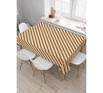 Прямоугольная скатерть JoyArty Гипнотические полоски из сатена tc_28984_120x145