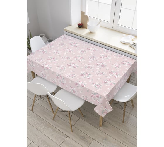 Прямоугольная скатерть JoyArty Классические розы из сатена tc_33104_120x145 1