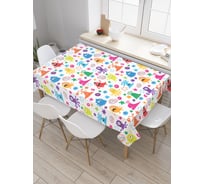 Прямоугольная скатерть JoyArty Инопланетные монстры из сатена tc_19612_120x145