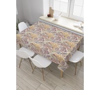 Прямоугольная скатерть JoyArty Классические завитки из сатена tc_32388_120x145