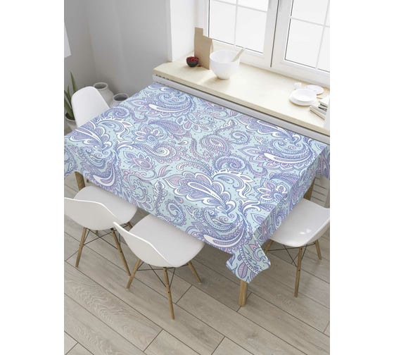 Прямоугольная скатерть JoyArty Зимние краски из сатена tc_8318_120x145 1