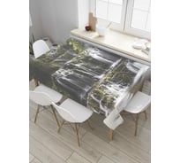 Прямоугольная скатерть JoyArty Каскад Перакауни из сатена tc_8674_120x145