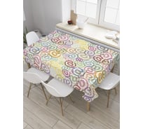 Прямоугольная скатерть JoyArty Компьютерная собачка из сатена tc_31390_120x145