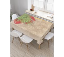 Прямоугольная скатерть JoyArty Рождественский ангел из сатена tc_5598_120x145