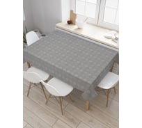 Прямоугольная скатерть JoyArty Квадраты любопытства из сатена tc_30647_120x145