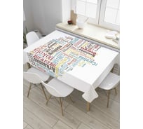 Прямоугольная скатерть JoyArty Карта Штаты США из сатена tc_8530_120x145