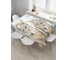 Прямоугольная скатерть JoyArty Зимние волки из сатена tc_32635_120x145 5
